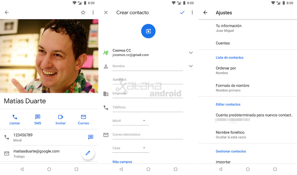 Contactos 3.0