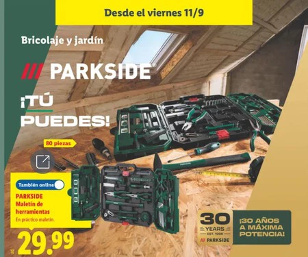 Maletin De Herramientas Parkside Folleto Lidl