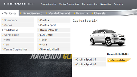 Chevrolet Captiva Sport en Colombia