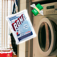 Este jabón de ropa sale de la misma fábrica que el Roma, tiene blanqueador y es más barato