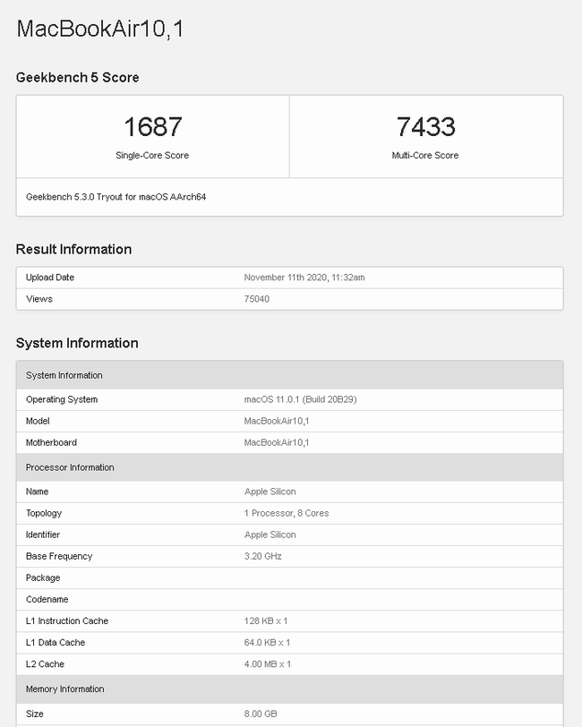 La MacBook Air con Apple M1 es más poderosa que la MacBook Pro con ...