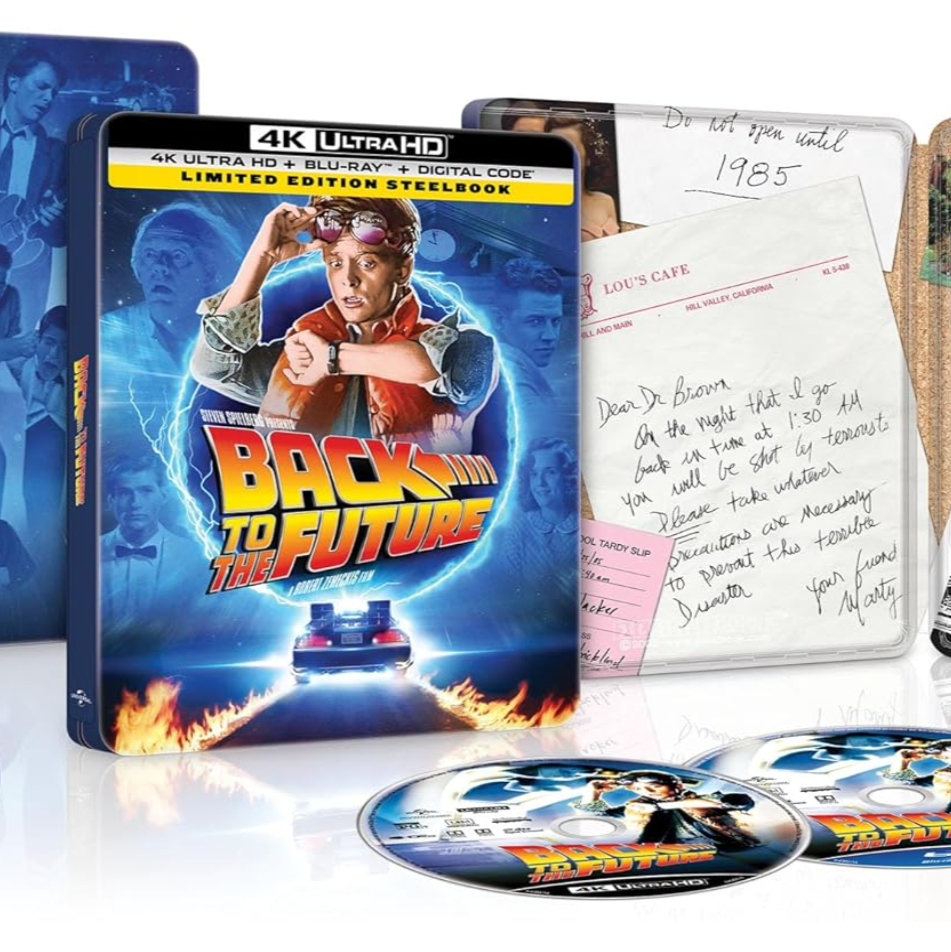 Blu-ray 4K Trilogía Volver al Futuro Steelbook