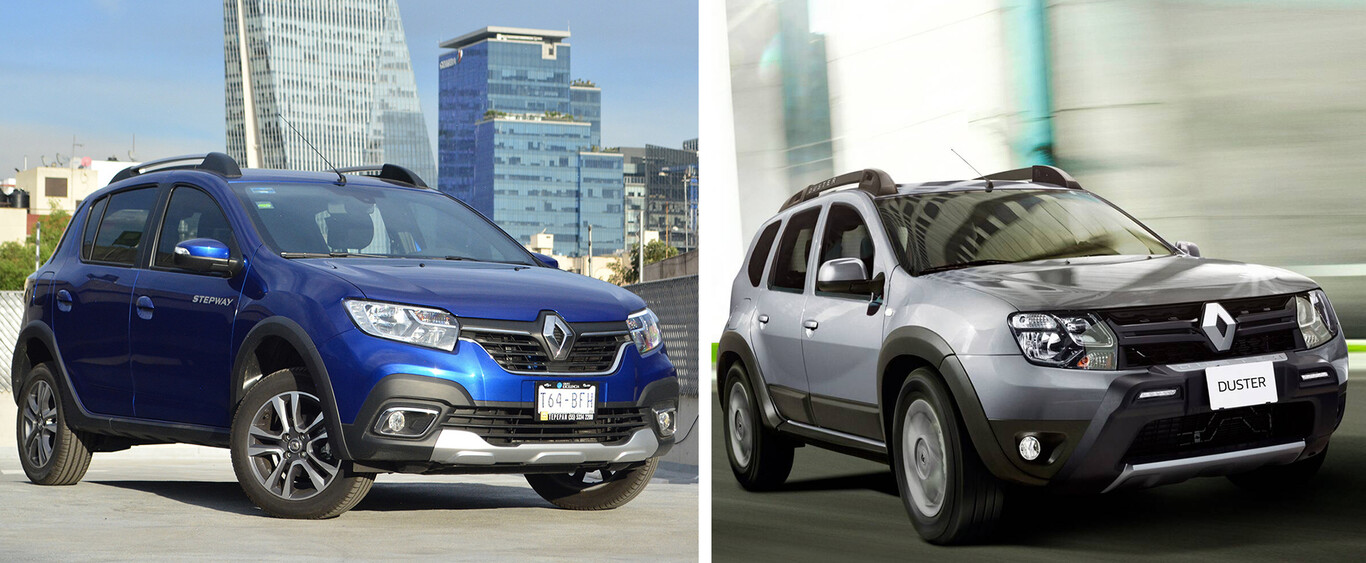 Renault Duster Zen vs. Renault Stepway Intens: un duelo del Stepway más equipado contra el Duster más accesible