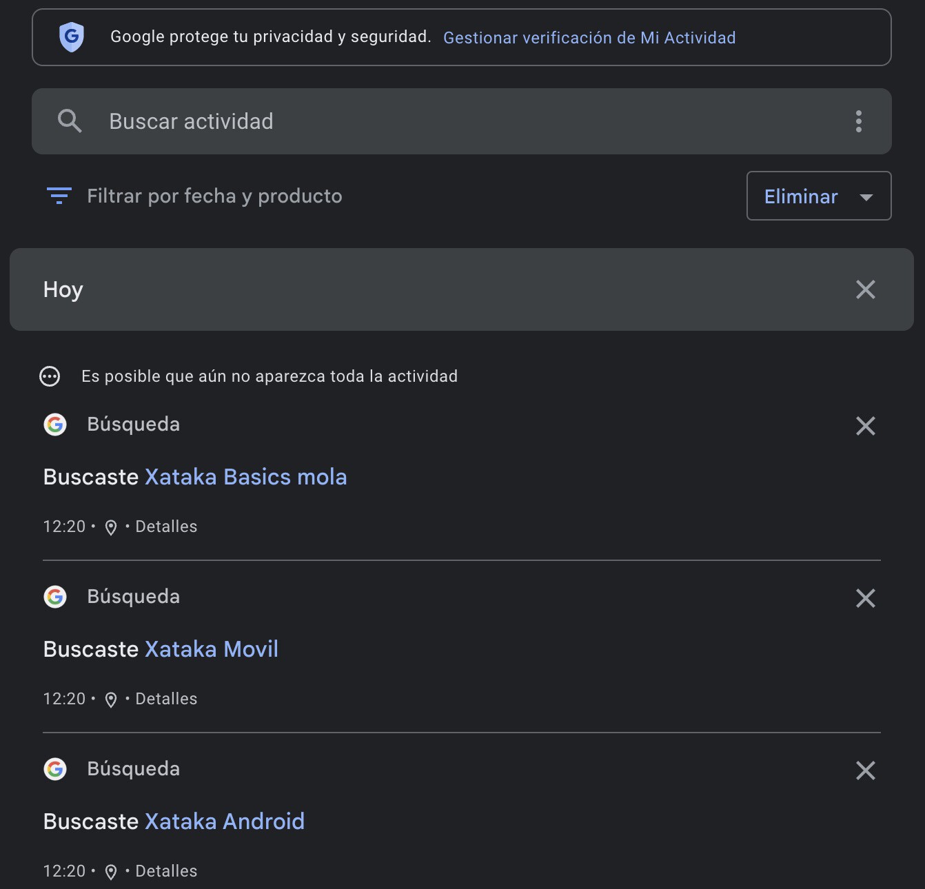 Cómo borrar Mi Actividad de Google para eliminar los datos que ha ...