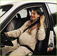 Uso obligatorio del cinturón de seguridad para embarazadas