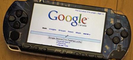 El nuevo firmware 4.00 de PSP incluye buscador de Google