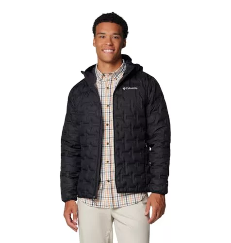 Columbia Chaqueta de Plumón con Capucha para Hombre, Delta Ridge II