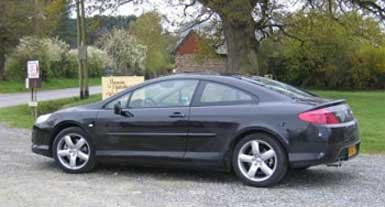 Peugeot 407 coupé, primeras fotos