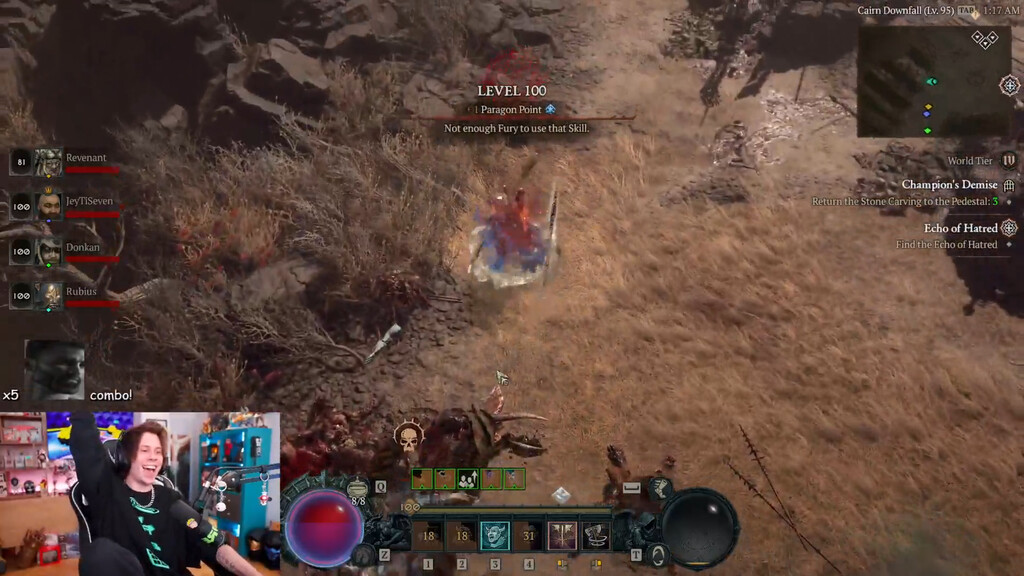 ElRubius hace historia en Diablo 4 y alcanza el nivel 100 en modo Hardcore para que su nombre esté en la estatua de Lilith ElRubius hace historia en Diablo 4 y alcanza el nivel 100 en modo Hardcore para que su nombre esté en la estatua de Lilith
