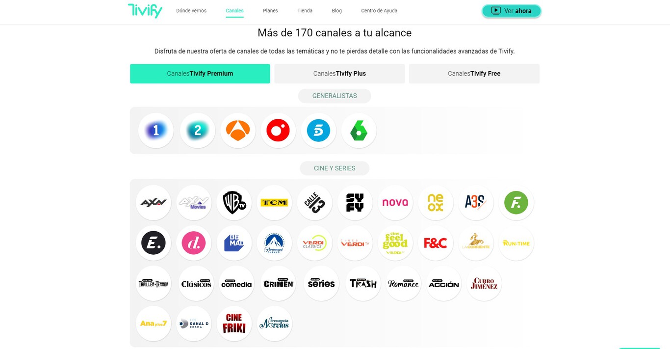 Caminales Program Tivify añade nuevo contenido y reorganiza sus planes, pero estos ...