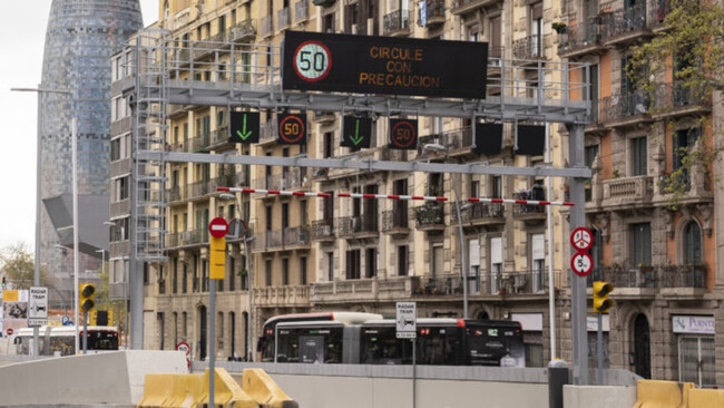 Entrada del Túnel de las Glòries