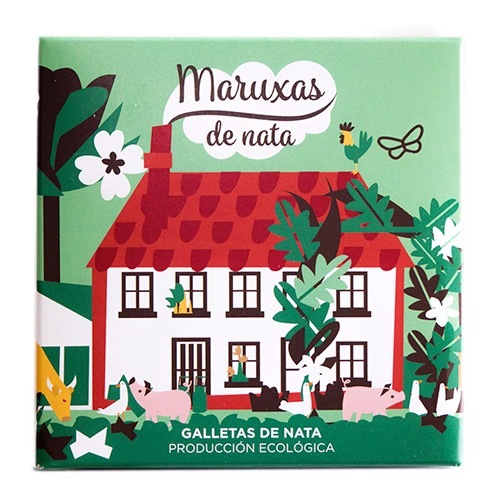 Galletas de nata ecológicas y artesanales Maruxas

