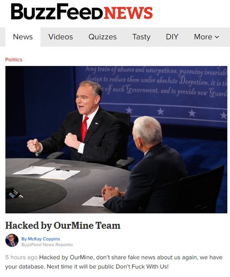 Hacked By Ourmine