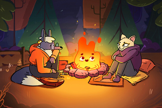 Este juego lo puedes conseguir gratis y quedar para siempre. Tiene 96% de reseñas positivas y va de charlar charlar con desconocidos en una hoguera
