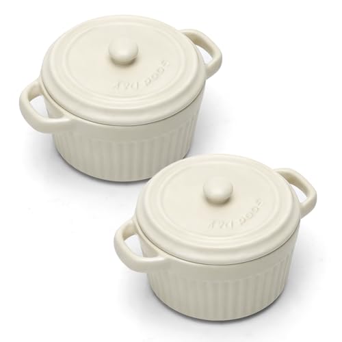 Mini cocotte con tapa - 2 unid.