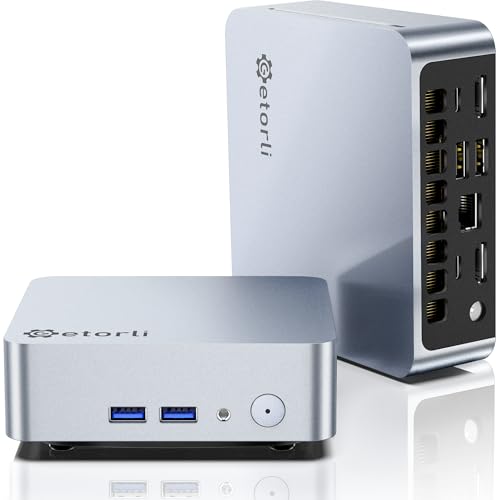 Getorli Mini PC AMD Ryzen 5 3500U, 16 GB de RAM DDR4 512 GB de SSD NVMe Doble HDMI

