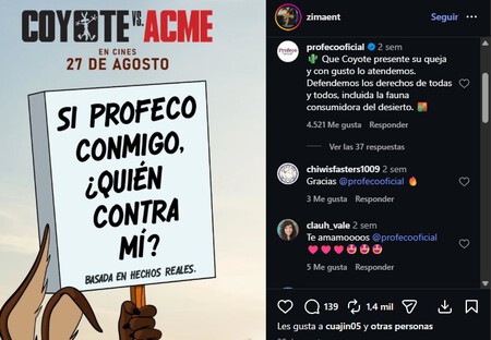 Coyote Vs Acme Rompe Record De Taquilla En Mexico Tanto Que El Protagonista Lleva Su Demanda A La Profeco Y El Gobierno Le Promete Justicia