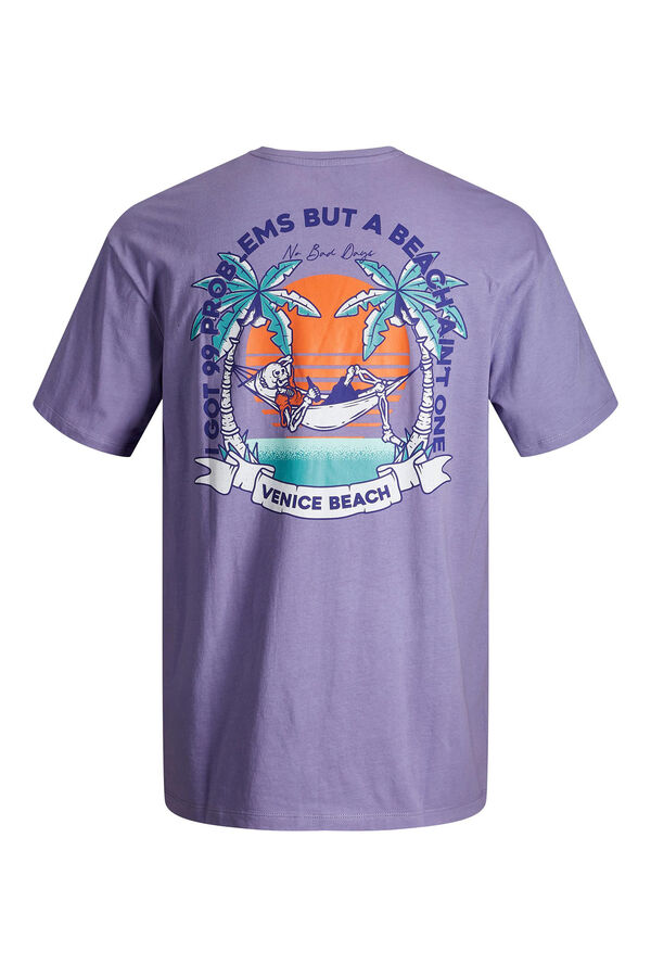Camiseta morada