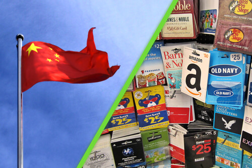 China Tarjeta Regalo