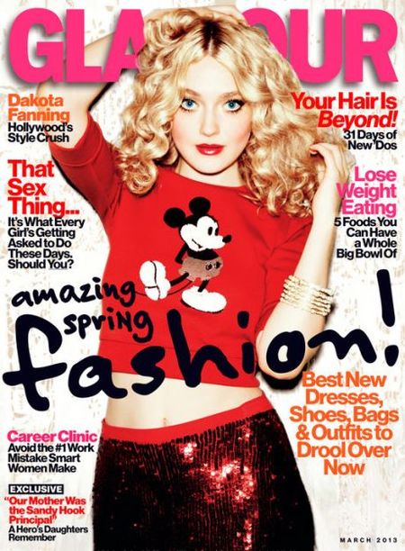 Dakota Fanning está compuesta, sin novio y sin ganas de embarcarse, ¡pero con mucho Glamour!