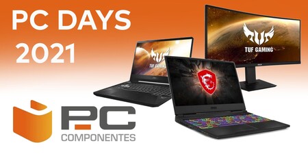PC Days 2021: PcComponentes tiene portátiles y monitores gaming de ASUS, Lenovo o MSI a los mejores precios del verano con descuentos de hasta el 39%