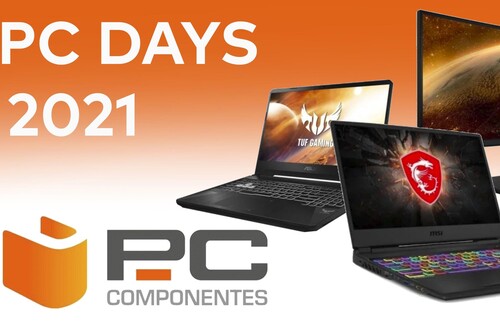 PC Days 2021: PcComponentes tiene portátiles y monitores gaming de ASUS, Lenovo o MSI a los mejores precios del verano con descuentos de hasta el 39%