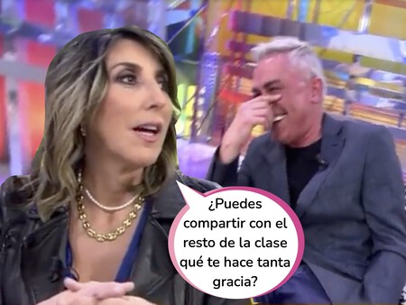 'Sálvame' de este ataque de risa: Kiko Hernández se descojona en la cara de Paz Padilla tras escucharla repetir que "el amor lo puede todo"