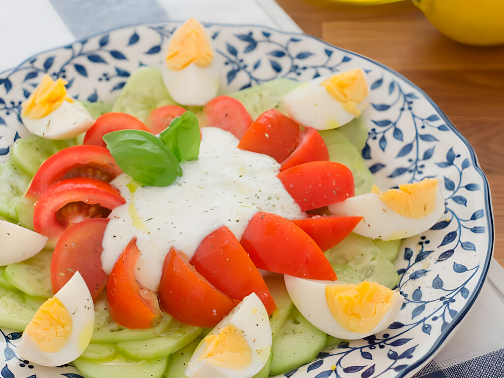 Ensalada de pepino y yogur, receta ligera y refrescante lista en 10 minutos