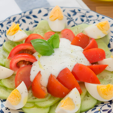 Ensalada de pepino y yogur, receta ligera y refrescante lista en 10 minutos