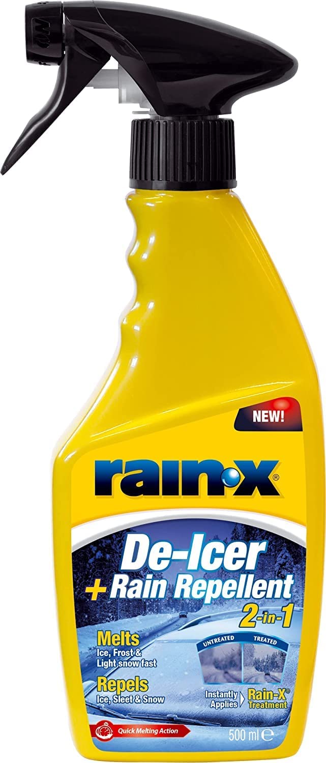 Rain X De-Icer 2 en1 Descongelador de Parabrisas y Tratamiento Anti-Lluvia - 500ml