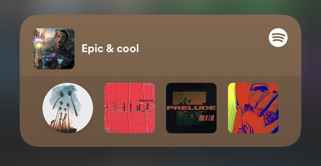 Widget Spotify