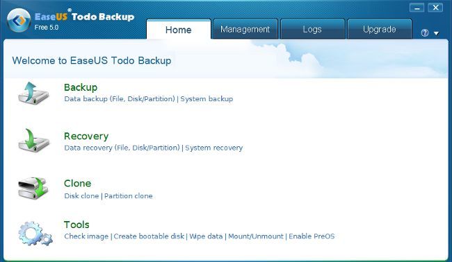 Easeus Todo Backup Free 5.0, la nueva versión del gestor de copias de seguridad 