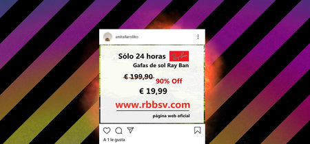 Gafas Ray-Ban al 90% de descuento: cómo protegerte de esta estafa que se esparce por Instagram