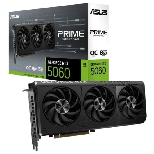 ASUS PRIME GeForce RTX 5060 OC Edition 8GB GDDR7 Reflex 2 RTX AI DLSS4