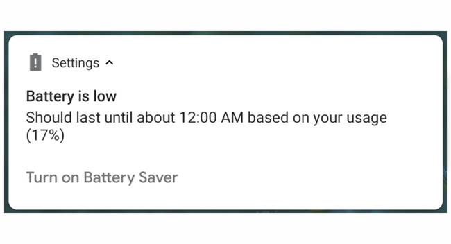 Android P hora de batería agotada