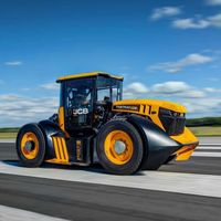 Este JCB Fastrac es el tractor más rápido del mundo: ha alcanzado una velocidad de 166,7 km/h