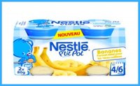 Potitos de Nestlé con trozos de cristal dentro