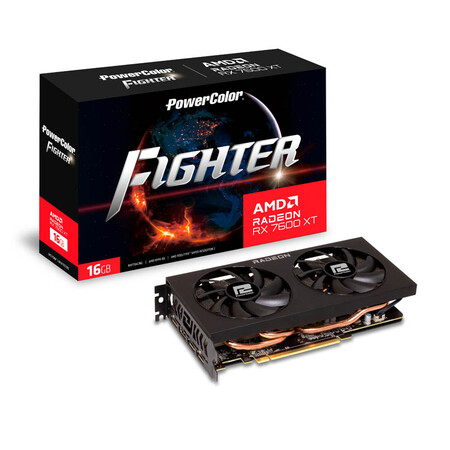 Powercolor Amd Radeon Rx 7600 Xt Fighter 16gb Gddr6