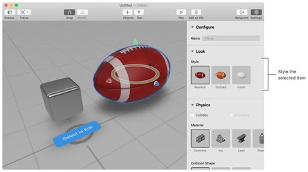 Mac 用 Reality Composer