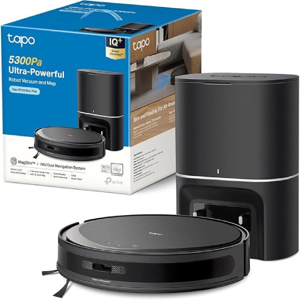 Tapo RV20 MAX Plus – Robot Aspirador y friegasuelos 4 en 1