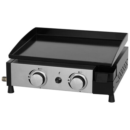 Plancha De Gas Con 2 Quemadores Garden Star Alcampo