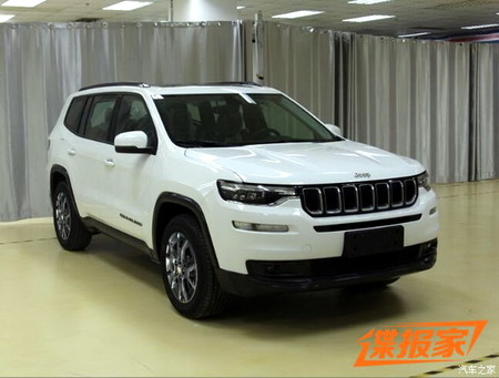 ¡Filtrado! El Jeep Grand Commander muestra su cara antes de su estreno en el Auto Show de Beijing