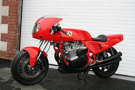 La auténtica moto Ferrari