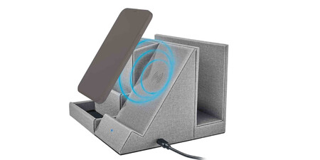 organizador de escritorio con carga inalámbrica Lidl