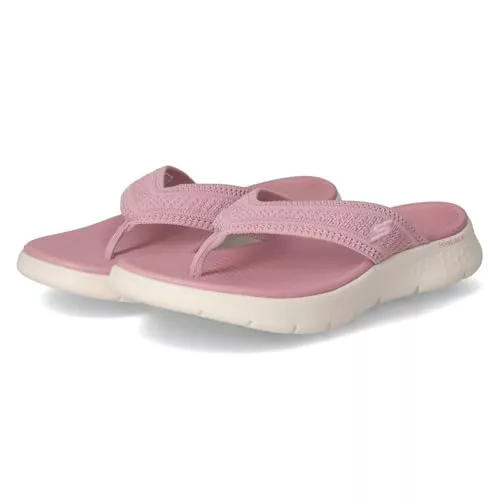 Skechers GO Walk Flex Sandal, Zapatos Mujer, Malva, 41 EU