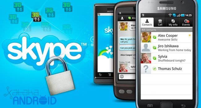 Skype actualización de seguridad y conexión 3G
