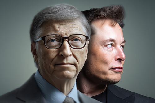 Bill Gates ha declarado la guerra a Elon Musk y promete gastar toda su fortuna tras ver amenazado su trabajo. Es una batalla que viene de lejos