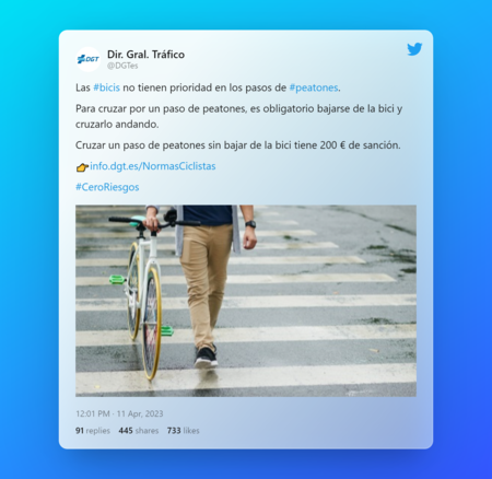 Tweet By Dir Gral Trafico