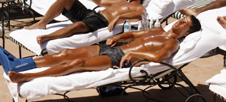 El impresionante bronceado de Cristiano Ronaldo