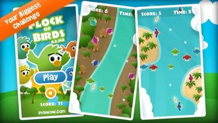 El nuevo juego de Imawow se llama Flock of birds game y es un desafío para nuestras habilidades